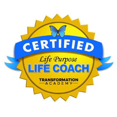 Transformation Academy Certified Life Purpose Life Coach badge